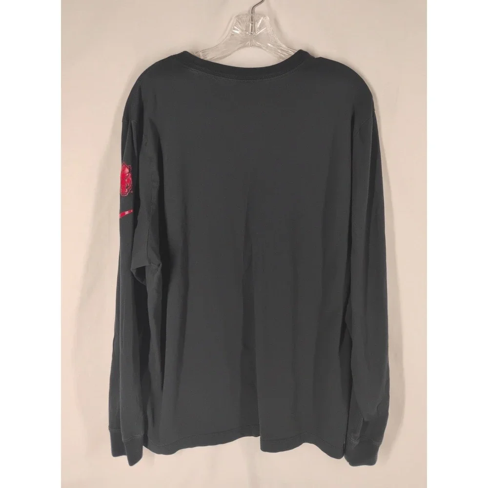 Nike Tee Arkansas Razorbacks Mens XXL Long‎ Sleeve Tshirt